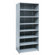 Hallowell Hi-Tech Shelving Heavy-Duty Closed Type Starter and Optional Add-on Unit with 8 Shelves