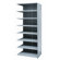 Hallowell Hi-Tech Shelving Heavy-Duty Closed Type Starter and Optional Add-on Unit with 8 Shelves