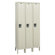 Hallowell Premium Stock Lockers - Single Tier - 3 Sections (Unassembled)