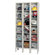 Hallowell Safety-View Plus Stock Lockers - Six Tiers - 3 Sections (Assembled)