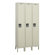 Hallowell Maintenance-Free Quiet Stock Lockers - Single Tier - 3 Sections (Assembled)