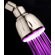 MagicShowerhead 5 Second Color Changing Fixed LED Illuminated Shower Head