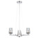 Alternating Current Ginsu 3-Lt Chandelier
