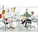 Steelcase Leap Mid-Back Upholstered Office Chair