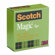 3M Magic Office Tape, 1" x 36 Yards, 1" Core, Clear                                                                             
