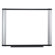 3M Porcelain Whiteboard, Aluminum Frame