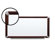 3M Dry-Erase Board,w/Marker/Accessory Tray,8'x4',Mahogany