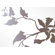 Inhabit Morning Glory Stretched Wall Art in White