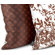 Inhabit Brush Throw Pillow in White
