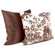 Inhabit Brush Throw Pillow in White