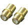 RCA Products Coaxial Cable Feed Connectors (Set of 2)