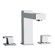 Jewel Faucets J12 Bath Series Two Lever Handle Roman Tub Faucet with Linear Matched Spout