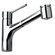 Jewel Faucets J25 Kitchen Series Single Hole Kitchen Faucet with Pull Out Spray Head