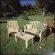Rustic Natural Cedar Furniture Camel Back Adirondack Chair