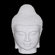 Urban Trends 11" White Ceramic Buddha Head Statue
