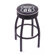Holland Bar Stool Gambling Single Ring Swivel Barstool with Black Base 