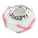 West Coast Jewelry Pacific 925 Murano Breast Cancer Awareness Glass Bead