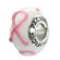 West Coast Jewelry Pacific 925 Murano Breast Cancer Awareness Glass Bead
