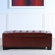 Home Loft Concept Guernsey Leather Storage Ottoman