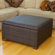 Home Loft Concept Wicker Cocktail Ottoman