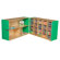 Wood Designs Half and Half Storage Unit with 20 Clear Trays