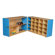 Wood Designs Half and Half Storage Unit without Trays