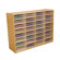 Wood Designs Storage Unit with 3" 32 Letter Trays