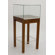 Tecno Display Square Pedestal Showcase with Glass Top