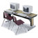 Midwest Folding Products 36" x 96" TL Series Conference Folding Table