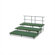 Midwest Folding Products Choral Riser Straight Section with Carpet