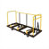Midwest Folding Products Upperzone Rectangular Table Truck