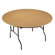 Midwest Folding Products Round Plywood Core Banquet Table
