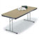 Midwest Folding Products Chrome Leg Designer Series Folding Conference Table