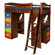 Room Magic Star Rocket Twin Loft Bed with Desk and Storage