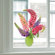 Oots Flat Flowers Window Stickers Originals in Lupine