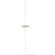 Terzani Liaisons Appliquees One Light Wall Sconce in Silver