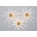 Terzani Orten'Zia One Light Ceiling Lamp or Wall Sconce in Gold Plated