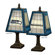 The Memory Company NFL 14" Art Glass Table Lamp