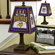 The Memory Company NFL 14" Art Glass Table Lamp