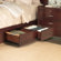 Modus Furniture Brighton Storage Panel Bed Set