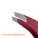Slice Slanted-Tip Red Tweezers and Cosmetic Sharpener