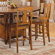 Lifestyle California Tuscany Counter Height Barstool in Distressed Rustic Tuscany