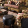 Michael Amini Oppulente Leather Chair and Ottoman