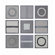 Sunpan Modern Collage Wall Art