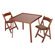 Kestell Furniture 35" Oak Folding Domino & Game Table