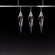 Masiero Click 4 Light 3 Crystal Pendant