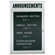 AARCO Enclosed Directory Cabinet with Header