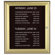 AARCO Enclosed Directory Cabinet with Waterfall Style Frame