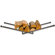 Enclume Steel Right Angle Porch Log Rack