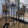 Hillsdale Furniture Cierra Bistro Set - Bear Stools
